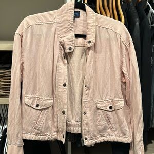 splendid light weight jacket in light pink